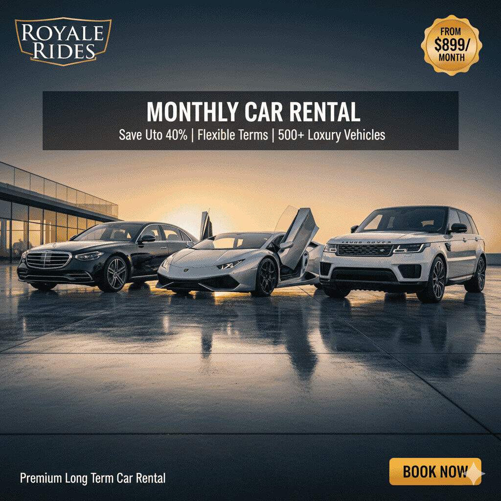 Monthly Car Rental 2025 | Royale Rides Long Term Car Rental