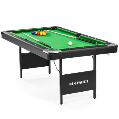 BuckShot Pooltafel Atlanta 6ft - Inklapbare poten - Groen Profile Picture