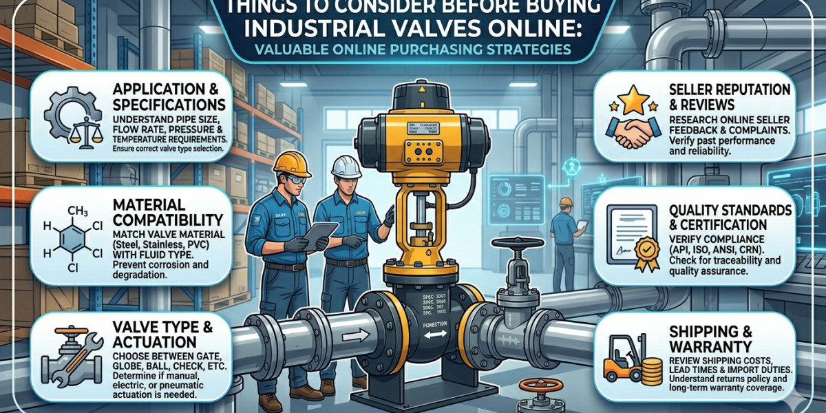Things to Consider Before Buying Industrial Valves Online