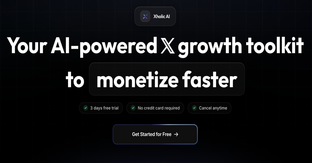 Xholic AI | The AI-powered growth toolkit for ?