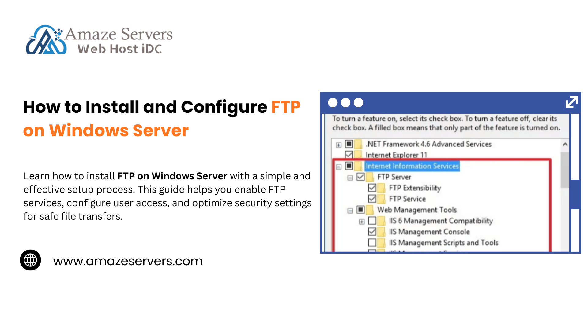 How to Install and Configure FTP on Windows Server