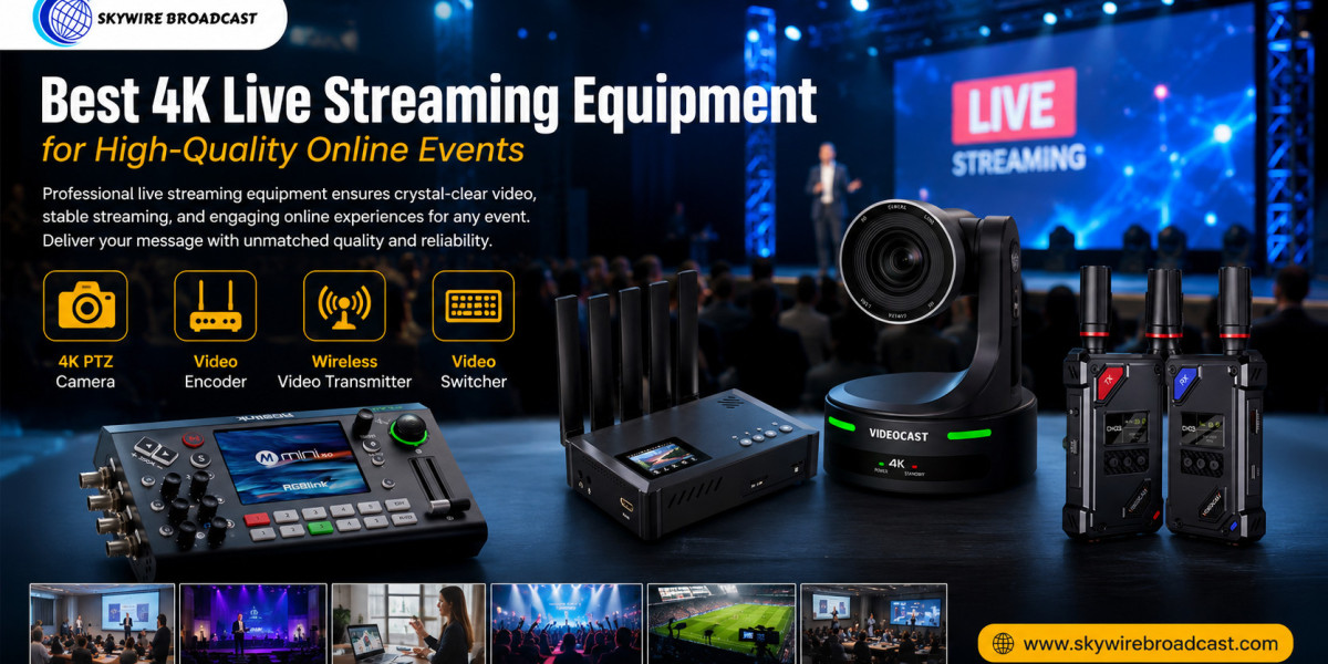 Best 4K Live Streaming Equipment for High-Quality Online Events