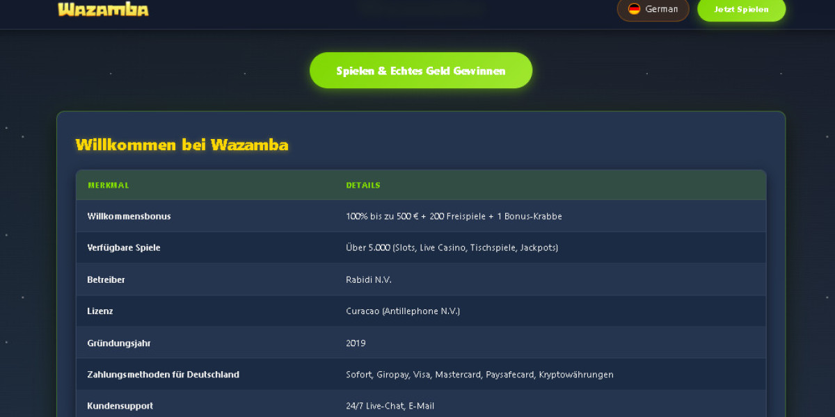 Wazamba Seite – Das moderne Casino-Erlebnis mit Wazamba 24 und Wazamba Spiel