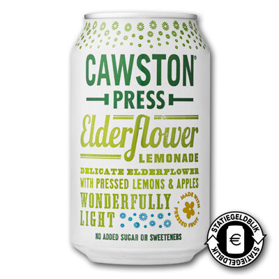 Cawston vlierbloesem blik kopen – 330ml natuurlijke frisdrank - Natuurgroothandel