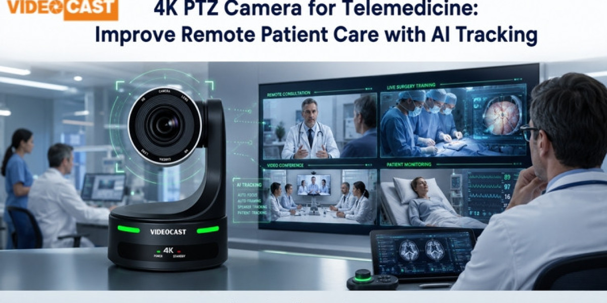 4K PTZ Camera for Telemedicine: Improve Remote Patient Care with AI Tracking