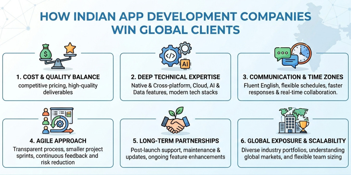 How Indian Mobile App Development Companies Are Winning Global Clients