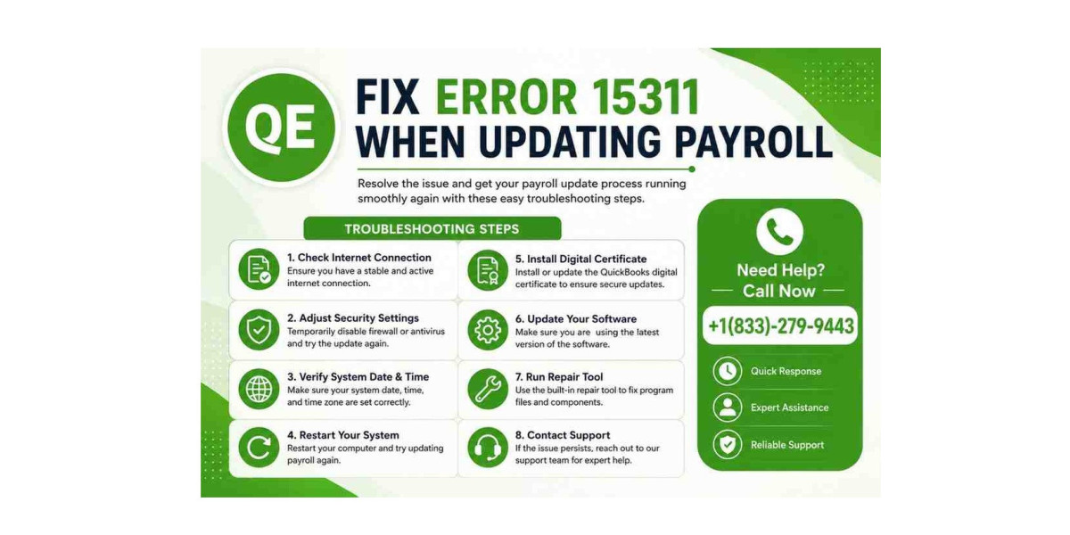 QuickBooks Error 15311 While Updating Payroll – Troubleshooting Guide