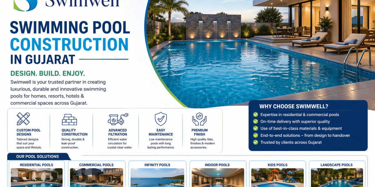 What materials are used for swimming pool construction?