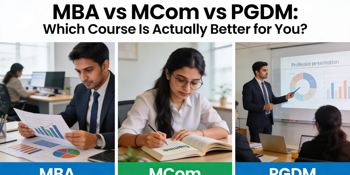MBA vs MCom vs PGDM: Which Course Is Actually Better for You?