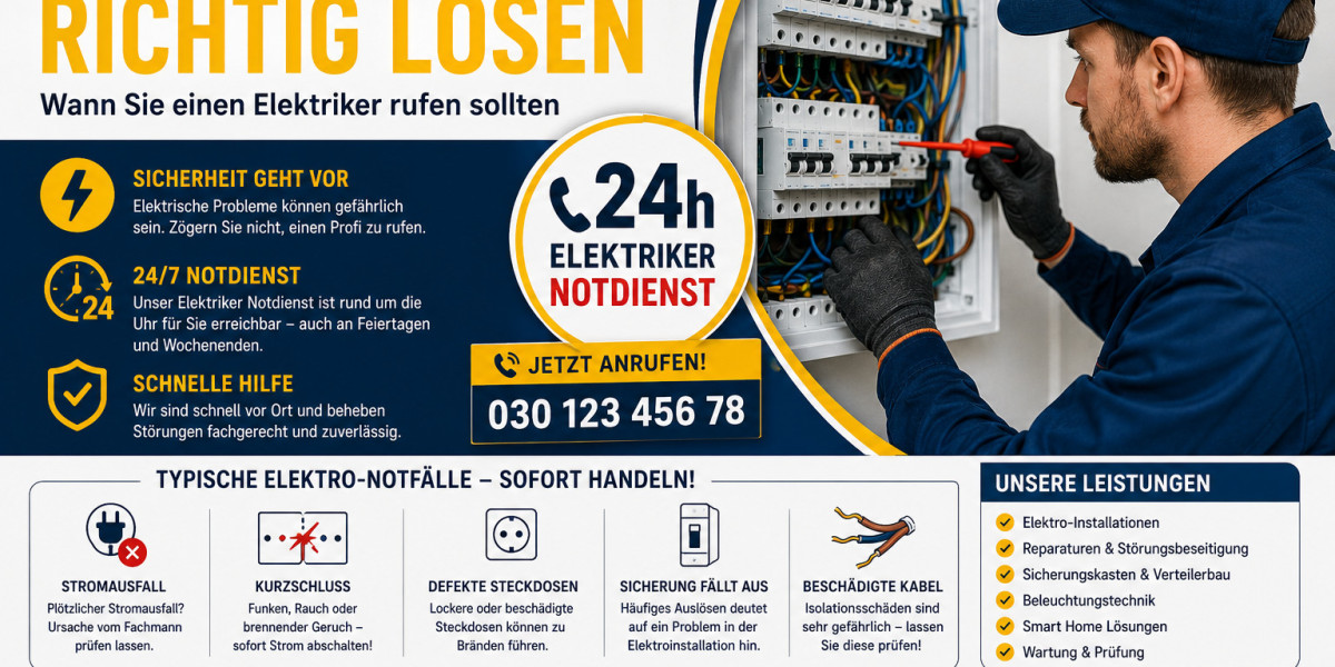 Elektro-Notfälle richtig lösen – Wann Sie einen Elektriker rufen sollten