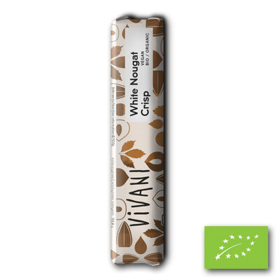 Vivani White Nougat Crisp BIO chocoladereep (12*35gr.)