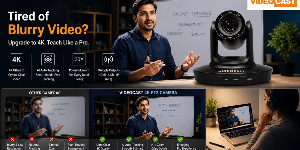 Tired of Blurry Video? How a 4K PTZ Camera Transforms Your Online Teaching