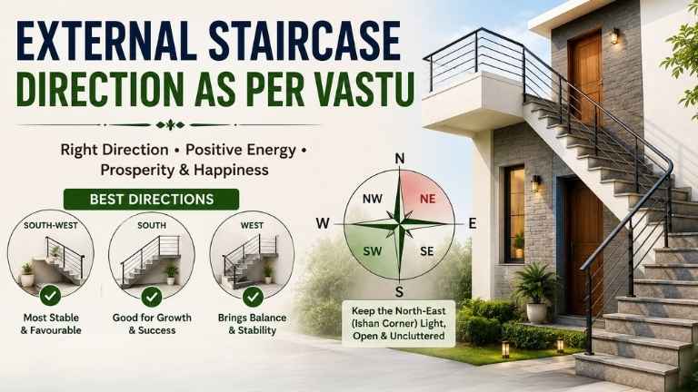 External Staircase Direction as per Vastu in 2026