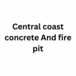 Central coast concrete And fire pit