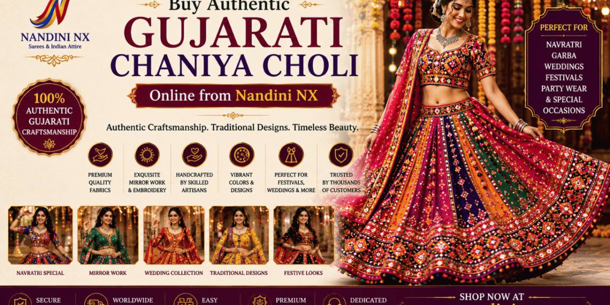 Buy Authentic Gujarati Chaniya Choli Online from Nandini NX