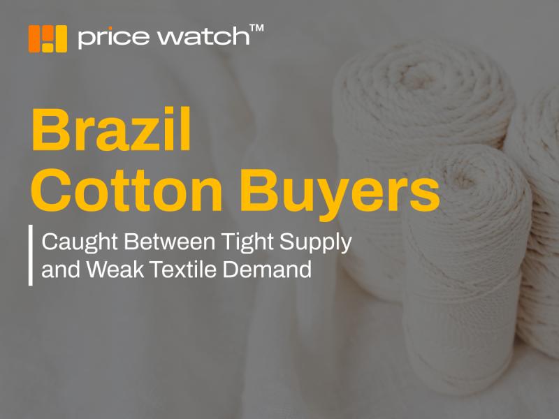 Brazil Cotton Buyers Caught Between Tight Supply and Weak