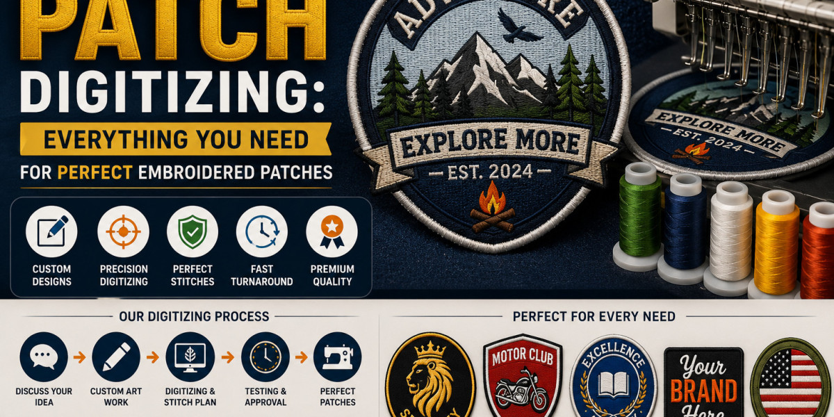 Custom Patch Digitizing: Everything You Need for Perfect Embroidered Patches