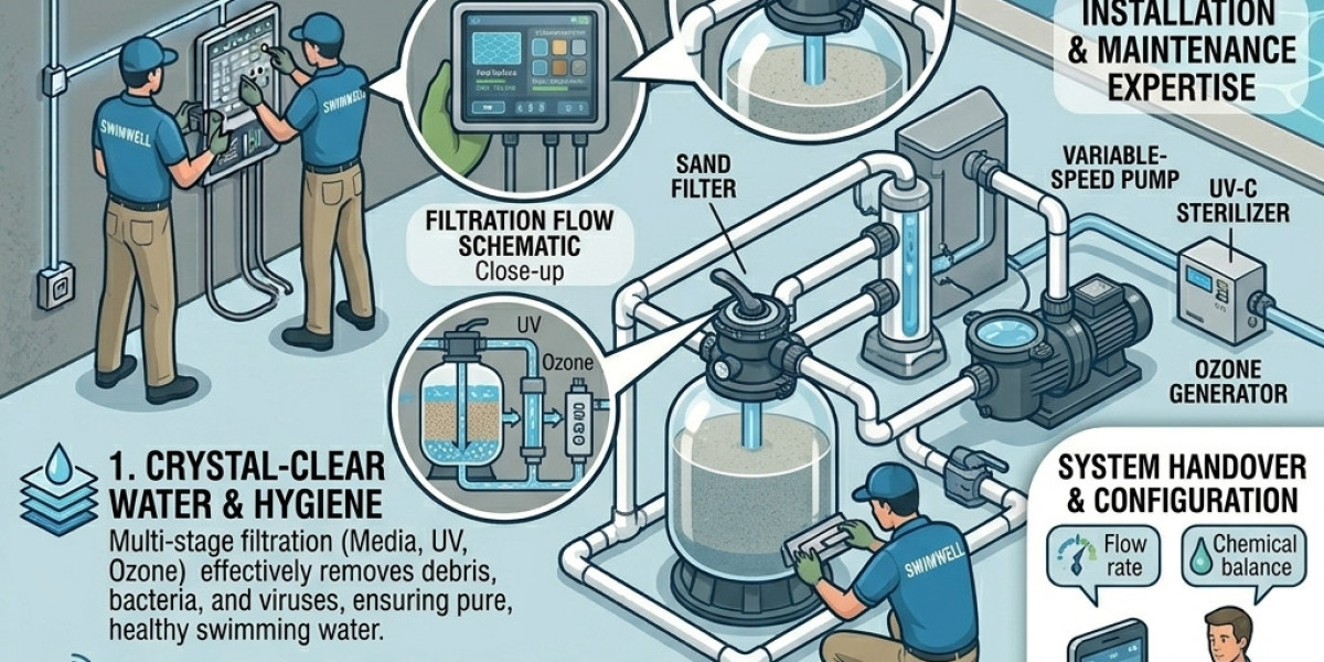 Do swimming pool builders install filtration systems?