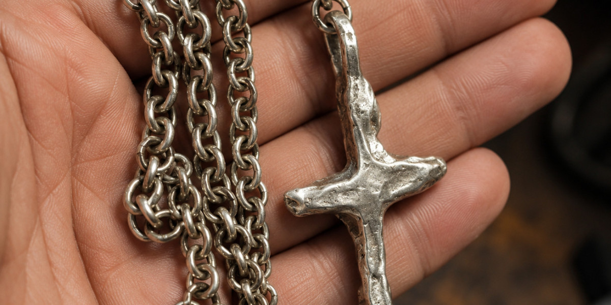 Why Are Bold, Distressed Cross Necklaces Trending Over Minimalist Designs for Men?