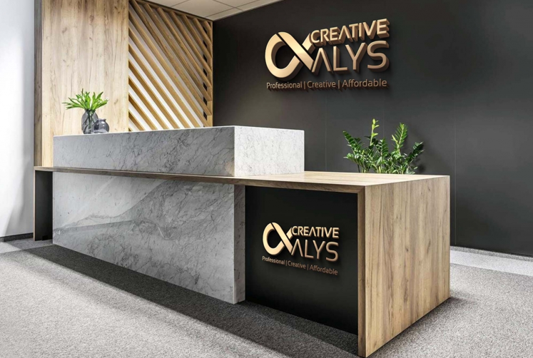 Budget vs. Premium: Reception Signage Options for Dubai Startups