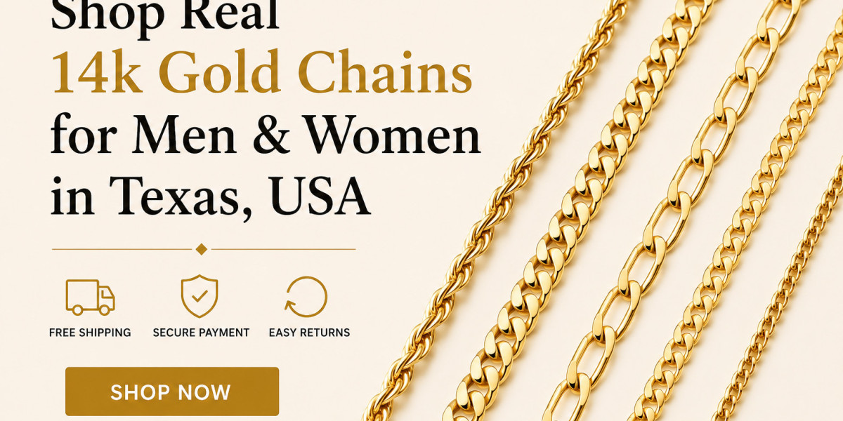 Shop Real 14k Gold Chains for Men & Women in Texas, USA