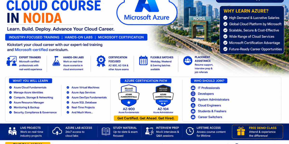 Microsoft Azure Cloud Course in Noida for Cloud Skills