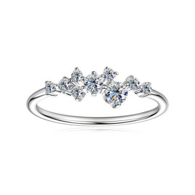 Clémence Cluster Moissanite Ring Profile Picture